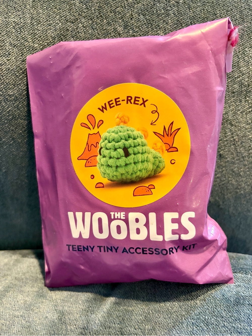 SEALED The Woobles Wee-Rex Teeny Tiny Crochet Accessory Kit